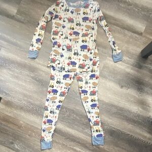 Little Sleepies Kids Pajama Set - Blue and Multicolor